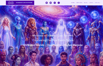 Starseed Link Network Website 400